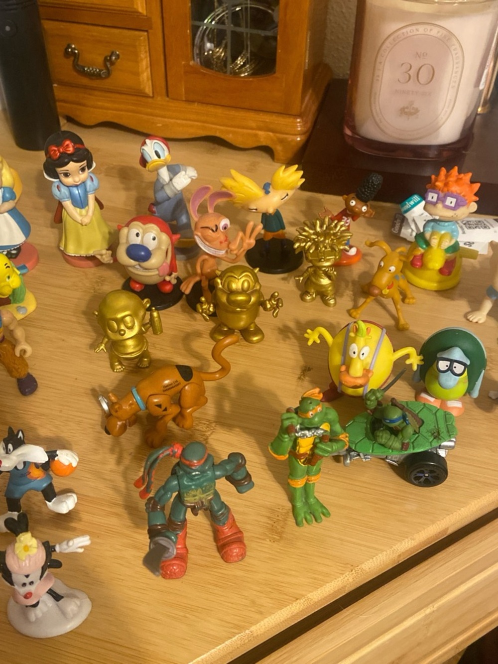 Assorted Kids Action Figure Lot - Gold, Green, Yellow, Orange